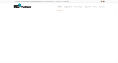 Desktop Screenshot of ecometalex.hu